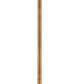 HomeRoots 61" Black And Gold Floor Lamp With White Marble Finish