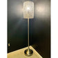 HomeRoots 62" Crystal Bead Metal Floor Lamp With Drum Shade