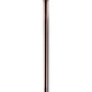 HomeRoots 62" Steel Three Light Candelabra Floor Lamp With Silvery Pink Drum Shade