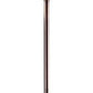 HomeRoots 62" Steel Three Light Candelabra Floor Lamp With Silvery Pink Drum Shade