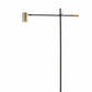 HomeRoots 63" Task Floor Lamp in Matte Black Finish