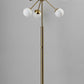 HomeRoots 64" Six Light Novelty Floor Lamp in Brass Finish