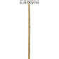 HomeRoots 65" Novelty Floor Lamp With White Drum Shade in Gold Finish