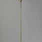 HomeRoots 65" Torchiere Floor Lamp With White Globe Shade in Antique Brass Finish