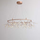 HomeRoots 65" x 65" x 77" Pendant Lamp in Stainless Steel Finish