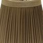HomeRoots 7" Ash Slanted Chandelier Tafetta Lampshades in Set of 6