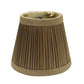 HomeRoots 7" Ash Slanted Chandelier Tafetta Lampshades in Set of 6
