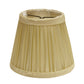 HomeRoots 7" Pale Grey Slanted Chandelier Tafetta Lampshades in Set of 6