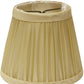 HomeRoots 7" Pale Grey Slanted Chandelier Tafetta Lampshades in Set of 6