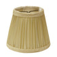 HomeRoots 7" Pale Grey Slanted Chandelier Tafetta Lampshades in Set of 6