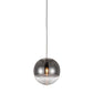 HomeRoots 7" x 7" x 7" Pendant Lamp With Clear Glass Finish