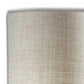 HomeRoots 70" Two Light Novelty Floor Lamp With White Drum Shade and Brass Finish