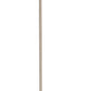 HomeRoots 71" LED Torchiere Floor Lamp With White Empire Shade in Brushed Silver Finish