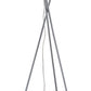 HomeRoots 71" Steel Multi Light Traditional Shaped Floor Lamp in Chrome Finish