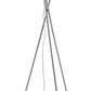 HomeRoots 71" Steel Multi Light Traditional Shaped Floor Lamp in Chrome Finish