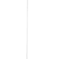 HomeRoots 72" LED Torchiere Floor Lamp in White Finish
