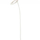 HomeRoots 73" LED Torchiere Floor Lamp in White Finish