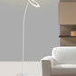 HomeRoots 73" LED Torchiere Floor Lamp in White Finish