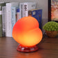 HomeRoots 8" Glowing Heart Shaped Table Lamp in Red Finish
