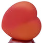 HomeRoots 8" Glowing Heart Shaped Table Lamp in Red Finish