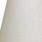 HomeRoots 8" Hardback Empire Linen Lampshade in White Finish