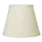 HomeRoots 8" Hardback Empire No Slub Lampshade in Ivory Finish