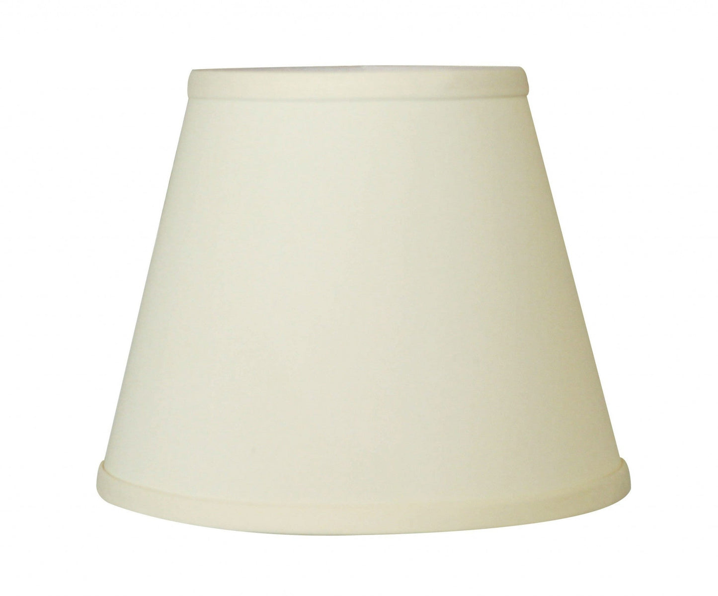 HomeRoots 8" Hardback Empire No Slub Lampshade in Ivory Finish