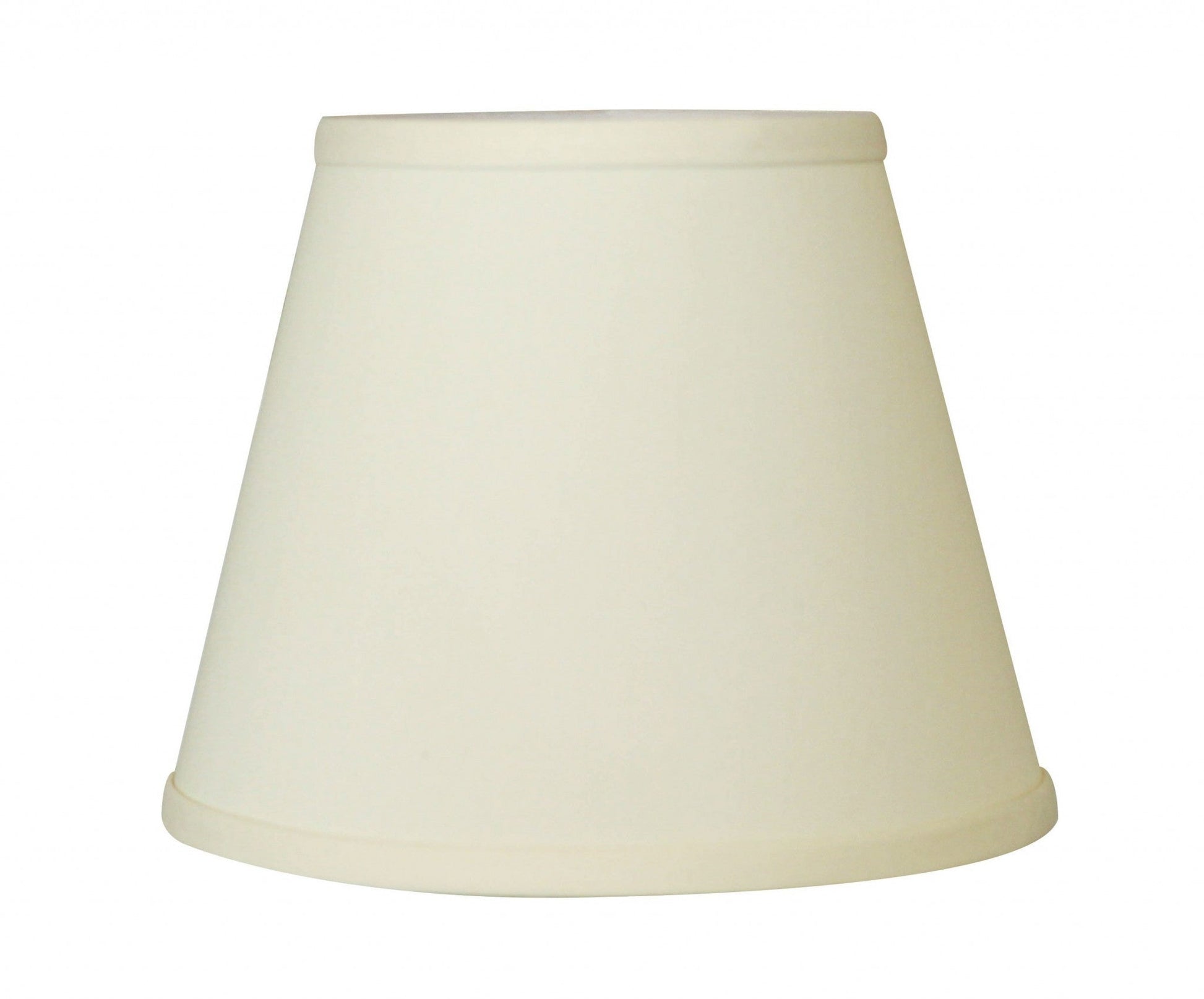 HomeRoots 8" Hardback Empire No Slub Lampshade in Ivory Finish