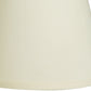 HomeRoots 8" Hardback Empire No Slub Lampshade in Ivory Finish