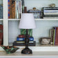 HomeRoots 8" Hardback Empire No Slub Lampshade in White Finish