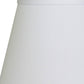 HomeRoots 8" Hardback Empire No Slub Lampshade in White Finish