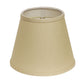 HomeRoots 8" Parchment Hardback Empire Linen Lampshade in Beige Finish