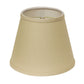 HomeRoots 8" Parchment Hardback Empire Linen Lampshade in Beige Finish