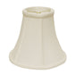 HomeRoots 8" Premium Bell Monay Shantung Lampshade in White Finish