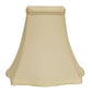 HomeRoots 8" Premium Square Monay Shantung Lampshade in Ivory Finish