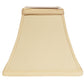 HomeRoots 8" Square Bell No Slub Lampshade in Slate Grey Finish