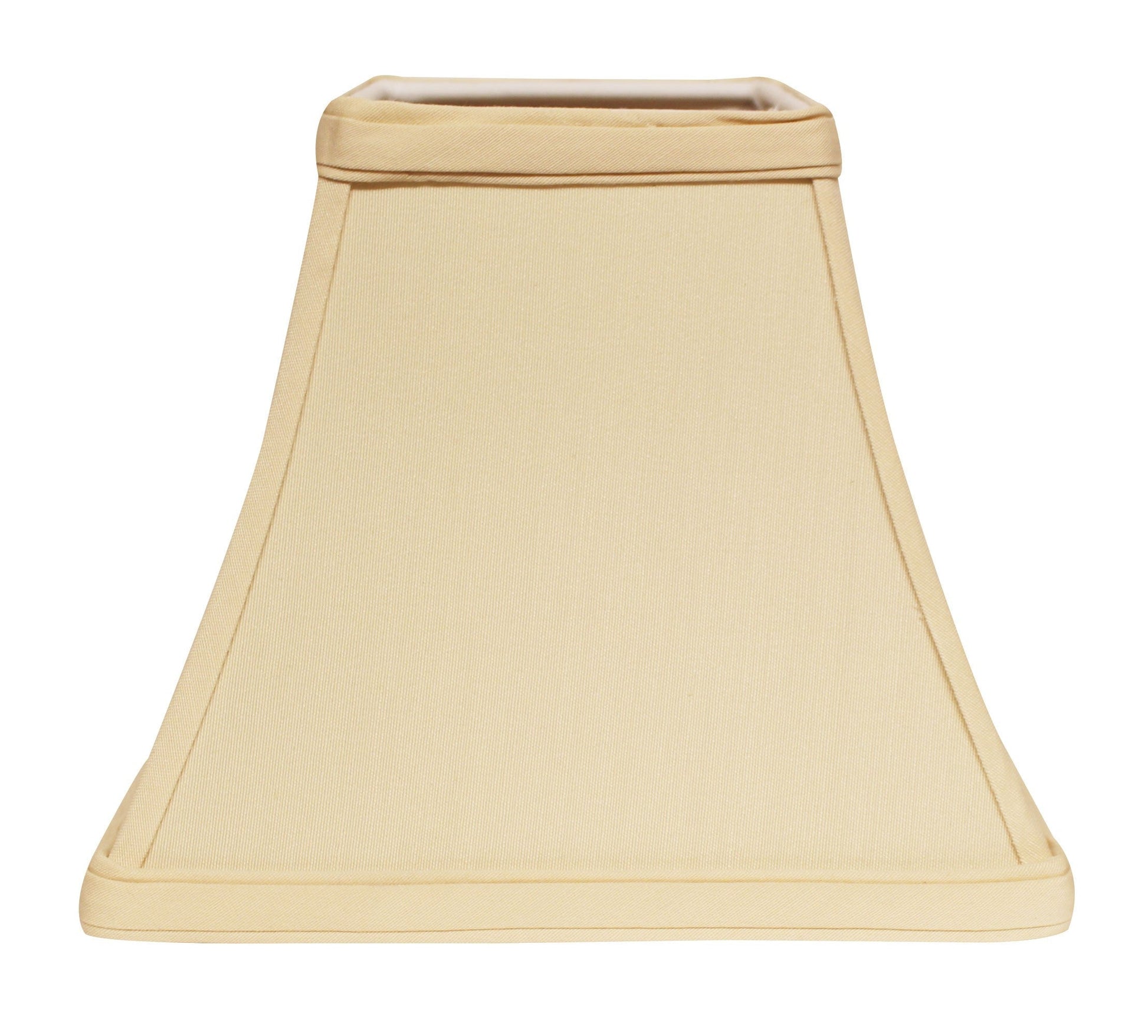 HomeRoots 8" Square Bell No Slub Lampshade in Slate Grey Finish
