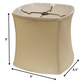 HomeRoots 9" Inherent Soft Box Paperback Pongee Silk Lampshade