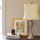HomeRoots 9" Soft Box Paperback Pongee Silk Lampshade in Ivory Finish