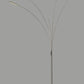 HomeRoots 93" Five Light LED Tree Floor Lamp in Silver Finish