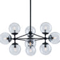 HomeRoots Abundant Ceiling Lamp in Black Finish