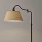 HomeRoots Adjustable Metal Table Lamp With Swing Arm in Dark Bronze Finish