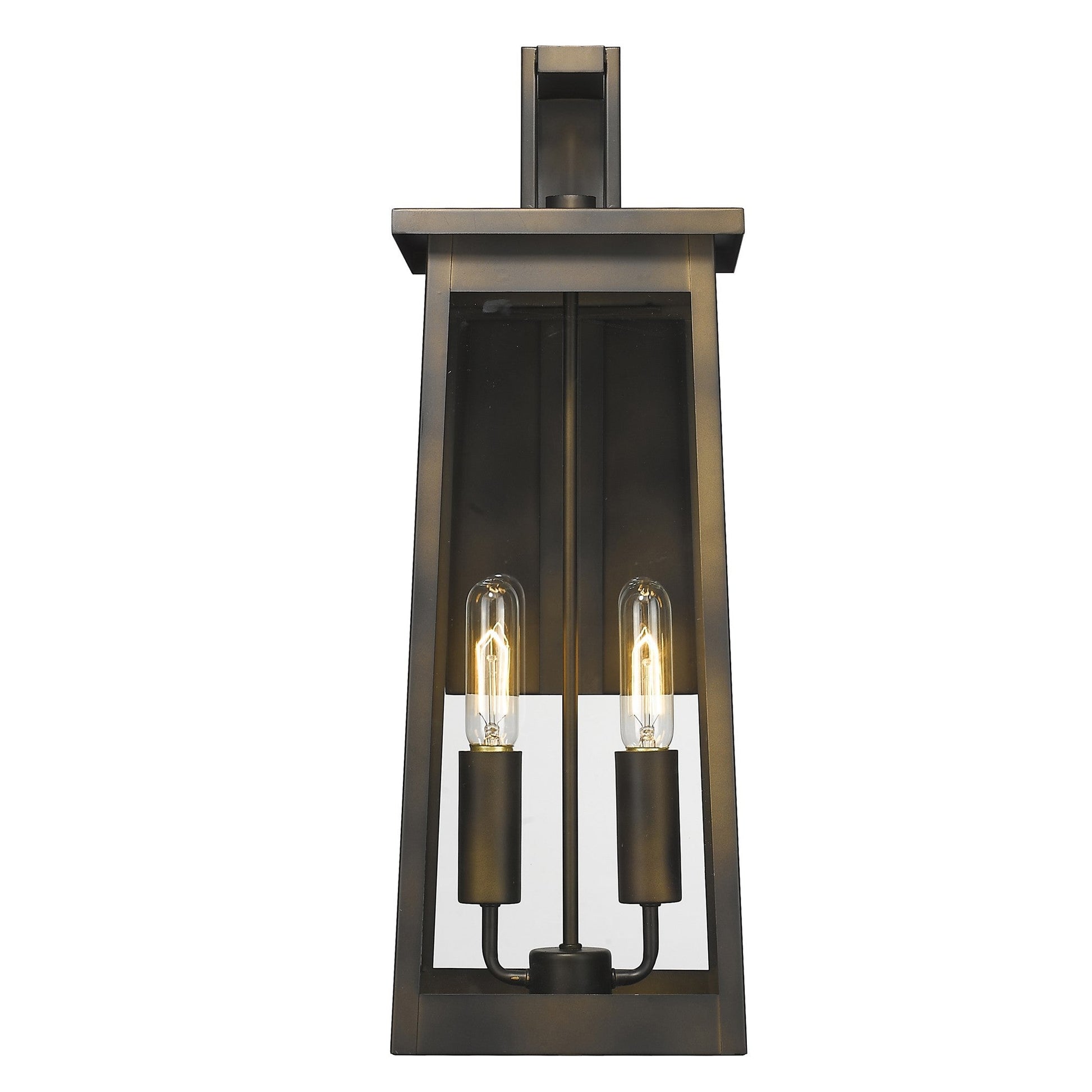 HomeRoots Alden 2-Light Wall Light in Oil Rubbed Bronze Finish