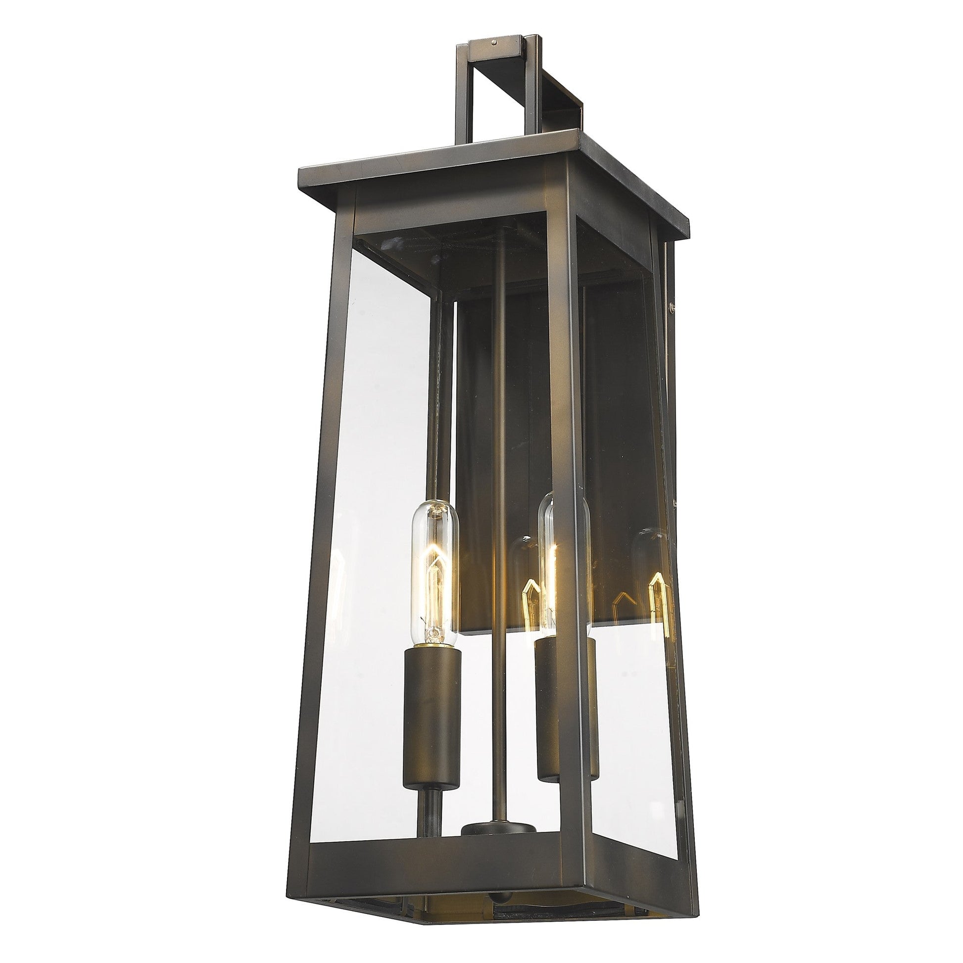 HomeRoots Alden 2-Light Wall Light in Oil Rubbed Bronze Finish