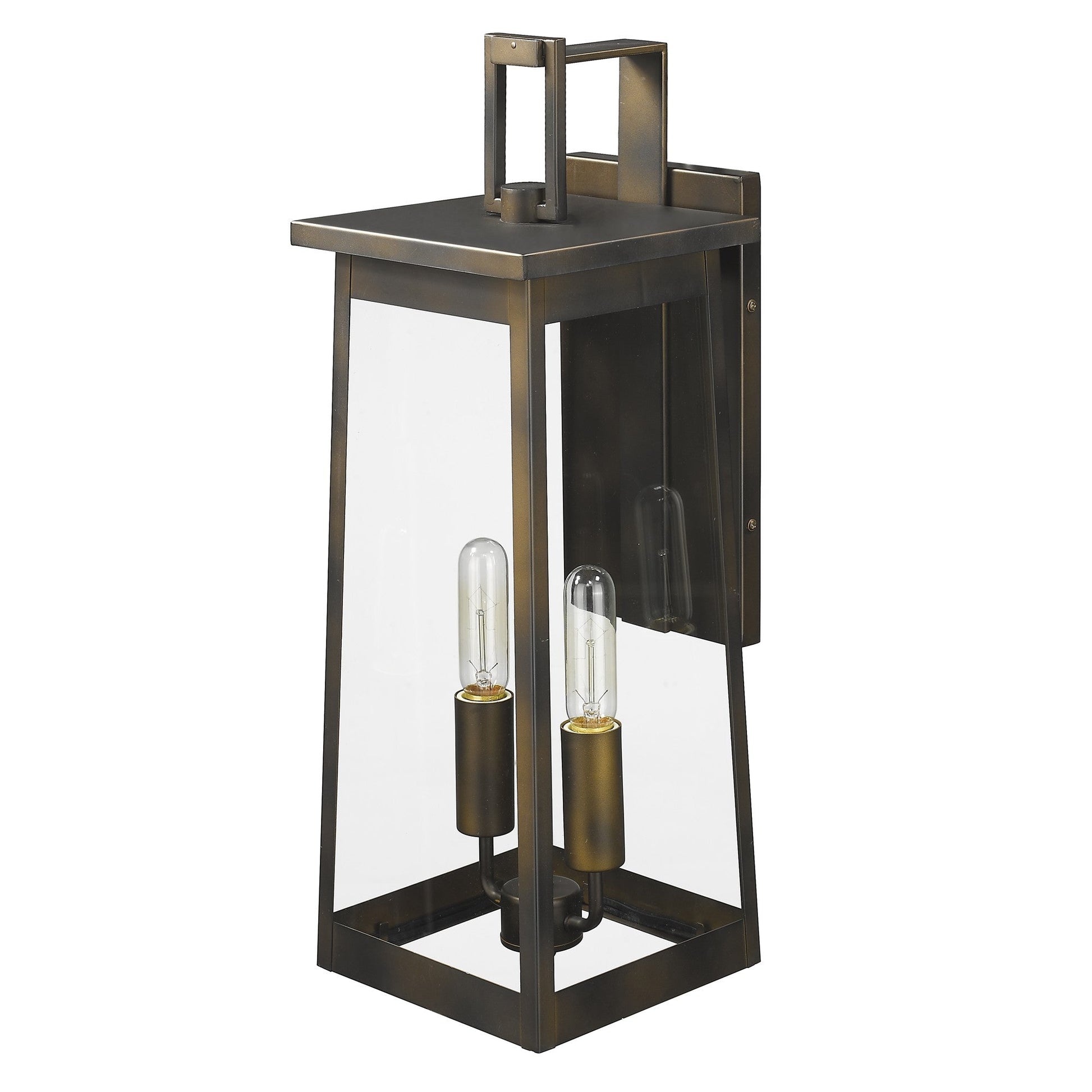 HomeRoots Alden 2-Light Wall Light in Oil Rubbed Bronze Finish