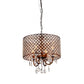 HomeRoots Alexia Chandelier In Antique Bronze Finish