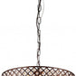 HomeRoots Alexia Chandelier In Antique Bronze Finish
