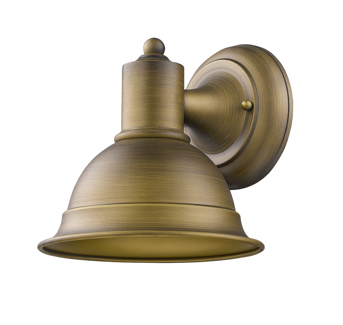 HomeRoots Aluminum Wall Sconce in Brushed Gold Finish