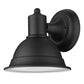 HomeRoots Aluminum Wall Sconce in Matte Black Finish