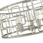 HomeRoots Amoret 5-Light Convertible Pendant in Antique Silver Finish